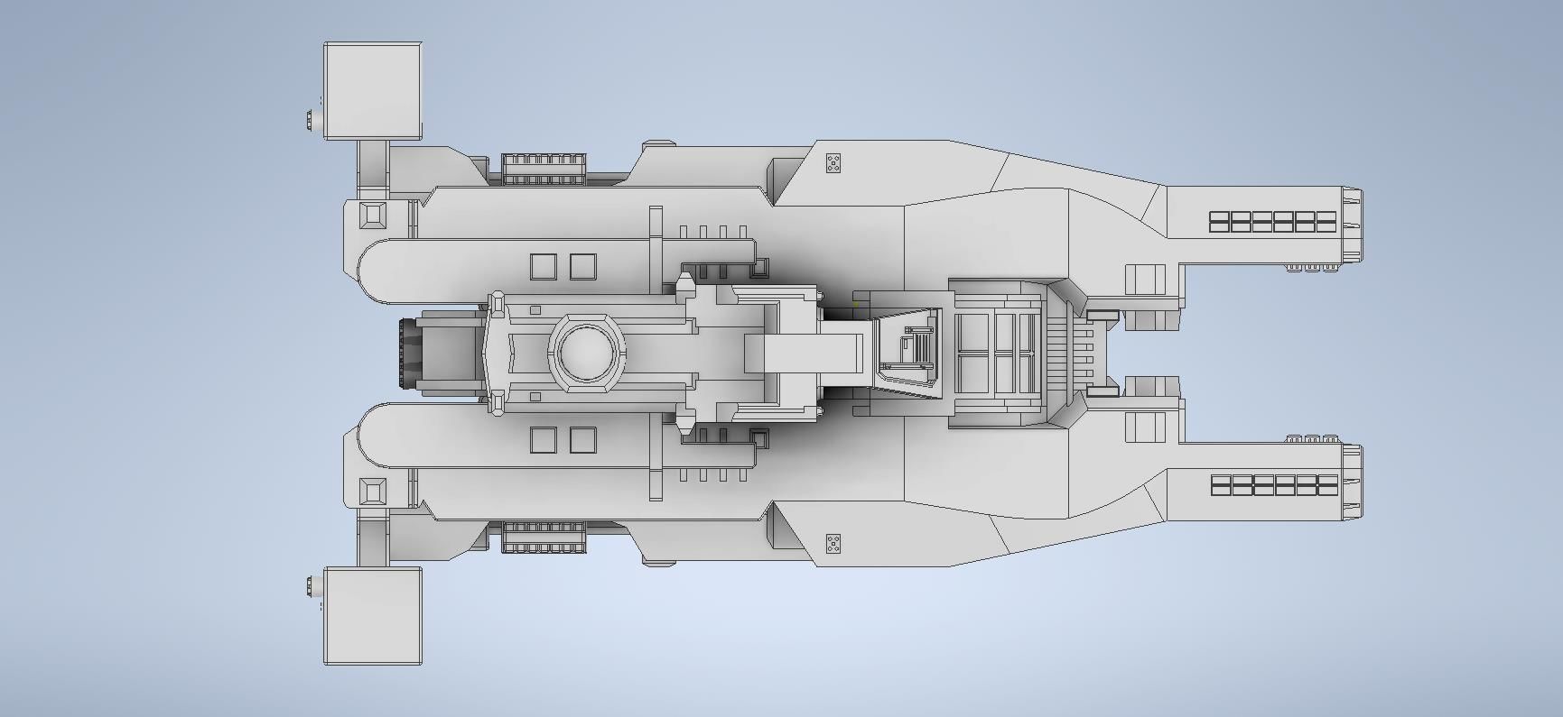 Mercury-II Sol Trans-gov Vessel 3D print model_8