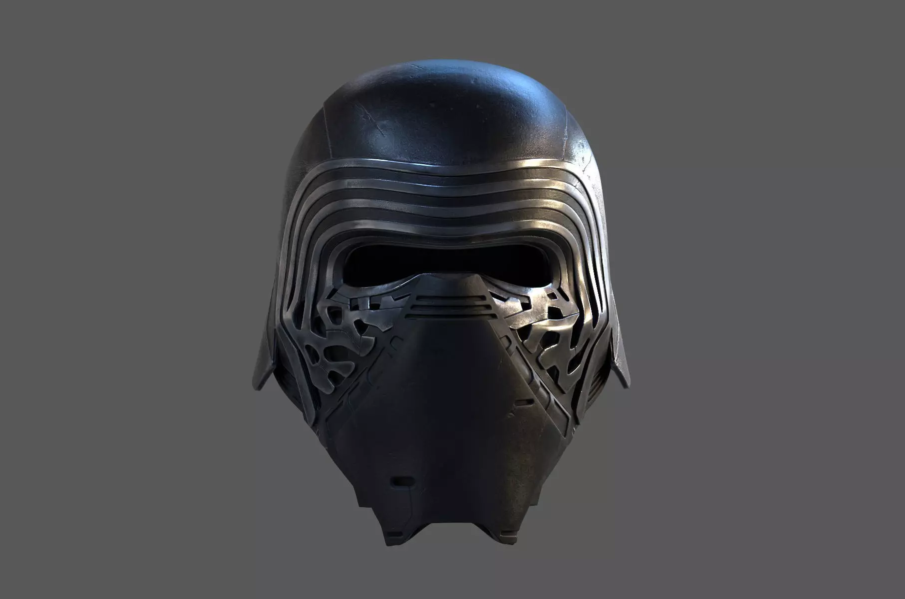Kylo Ren Helmet 3D model_0