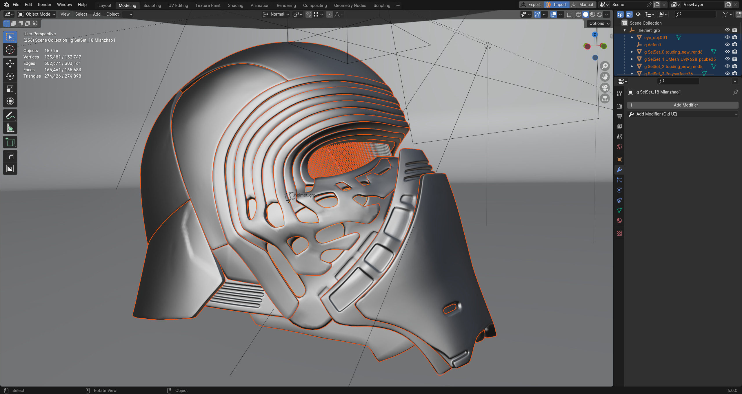 Kylo Ren Helmet 3D model_35