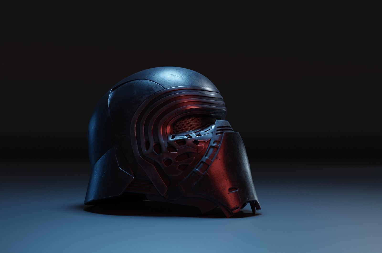 Kylo Ren Helmet 3D model_8