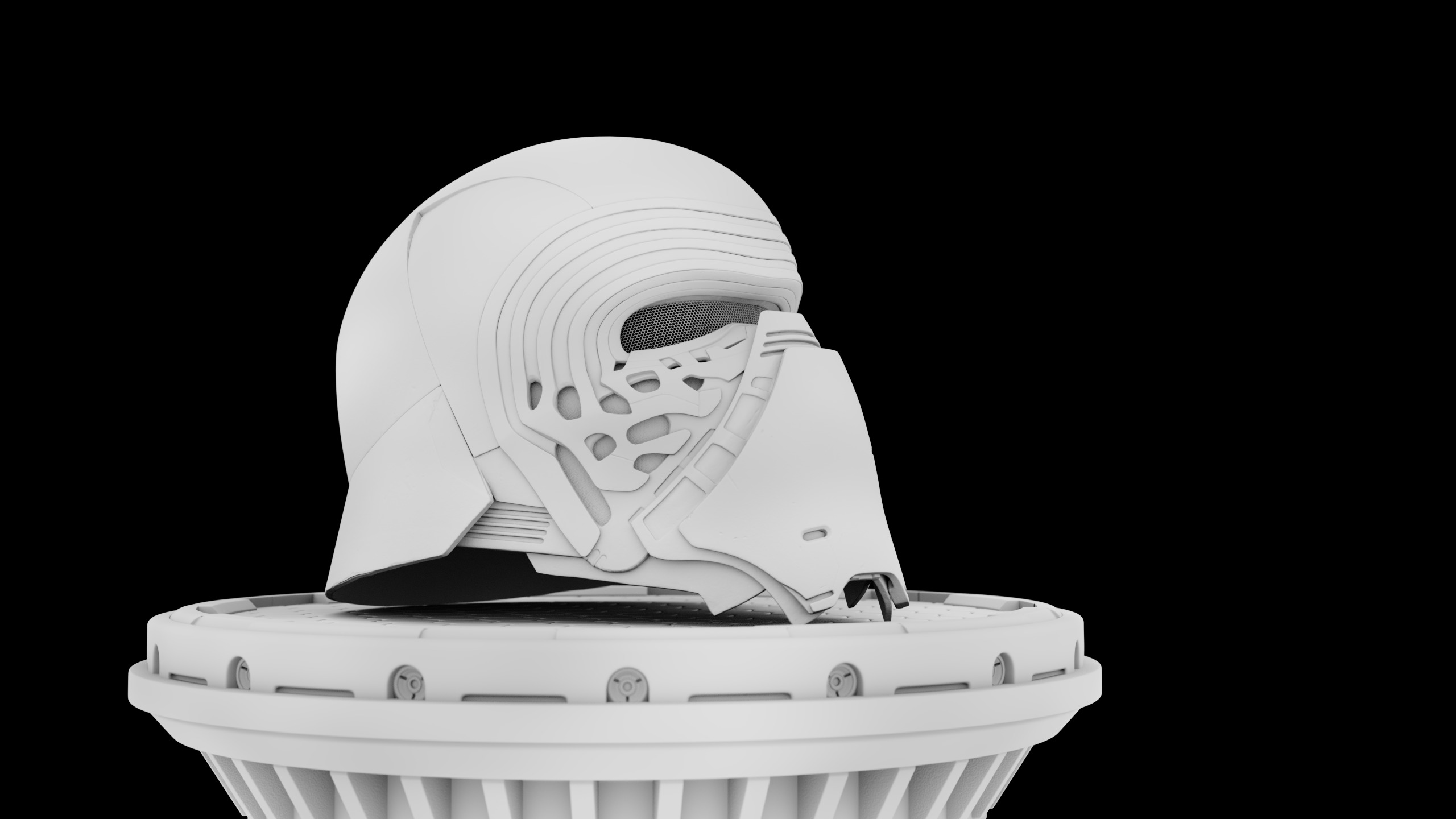 Kylo Ren Helmet 3D model_27