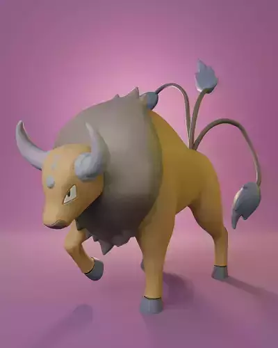 Pokemon - Tauros Free 3D print model