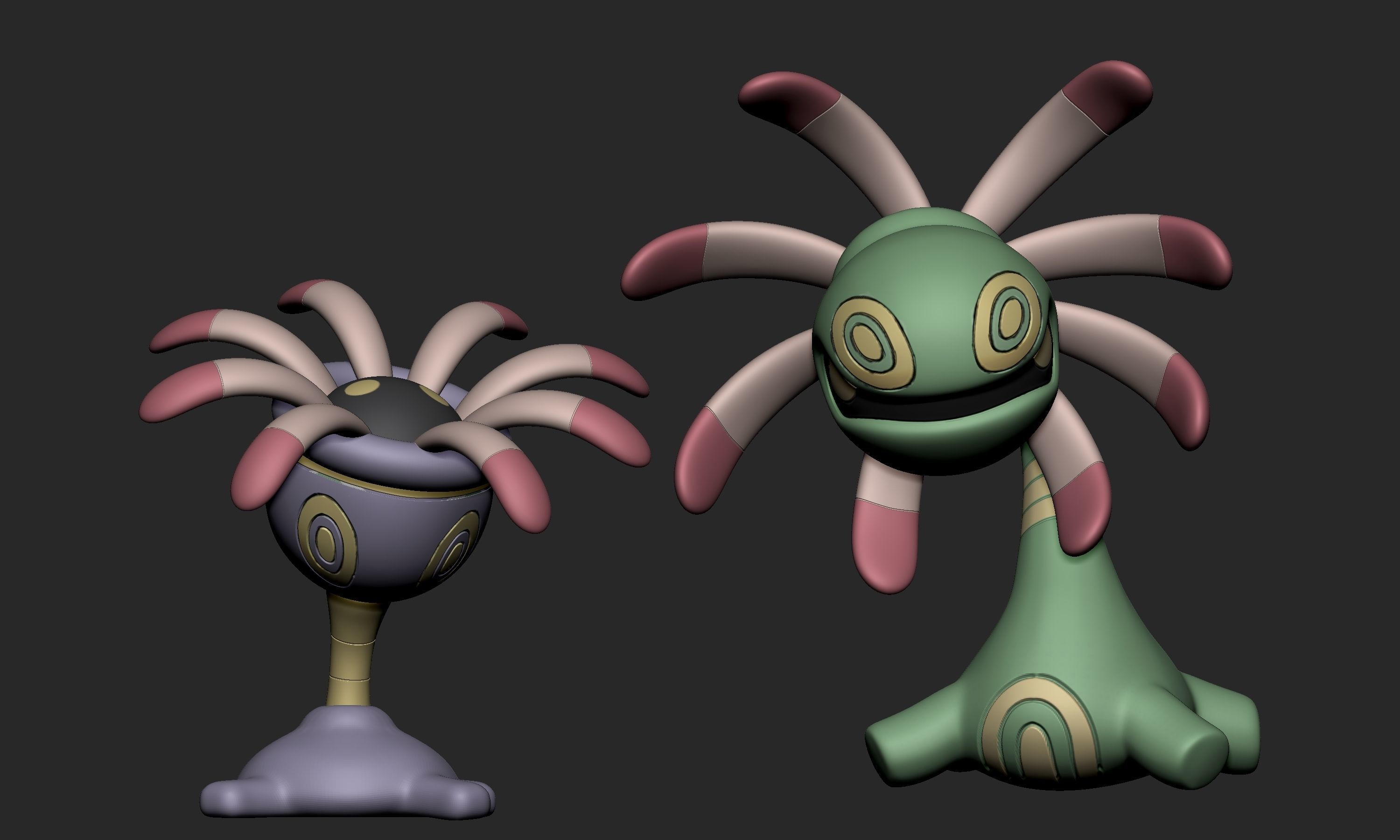 Pokemon - Lileep and Cradily 3D print model_1