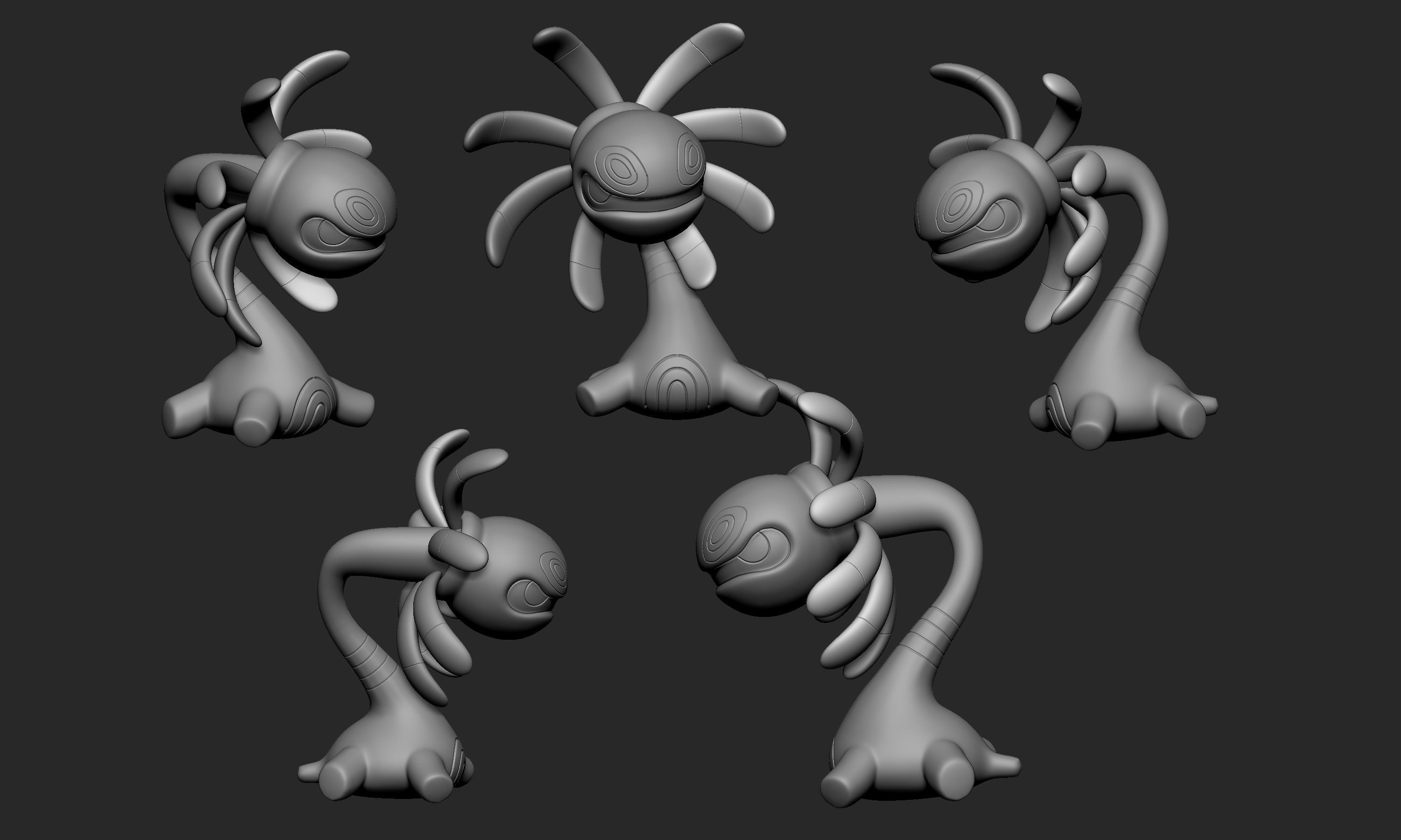 Pokemon - Lileep and Cradily 3D print model_2