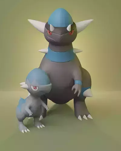 Pokemon - Cranidos and Rampardos