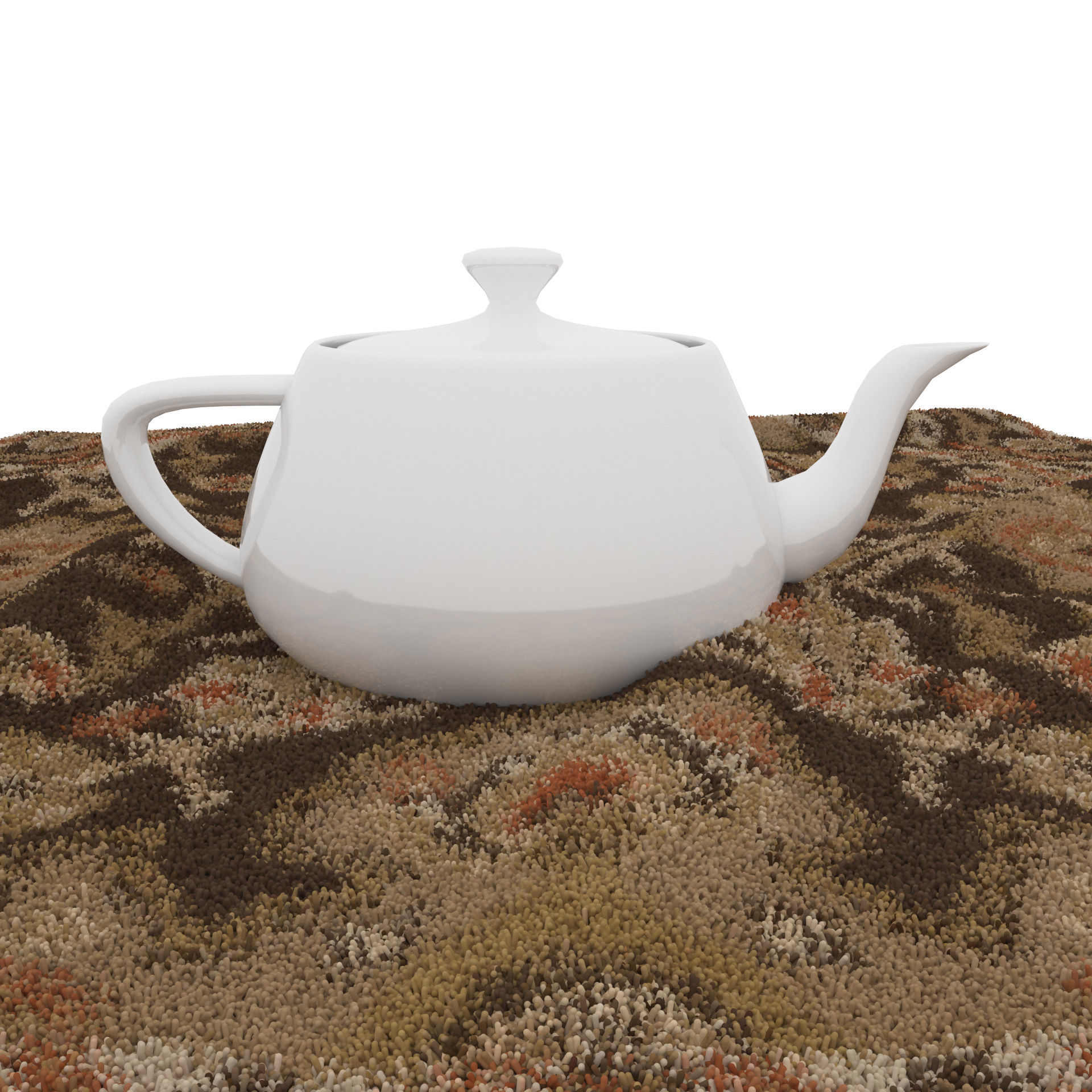 Rugs No 581 Low-poly 3D model_8