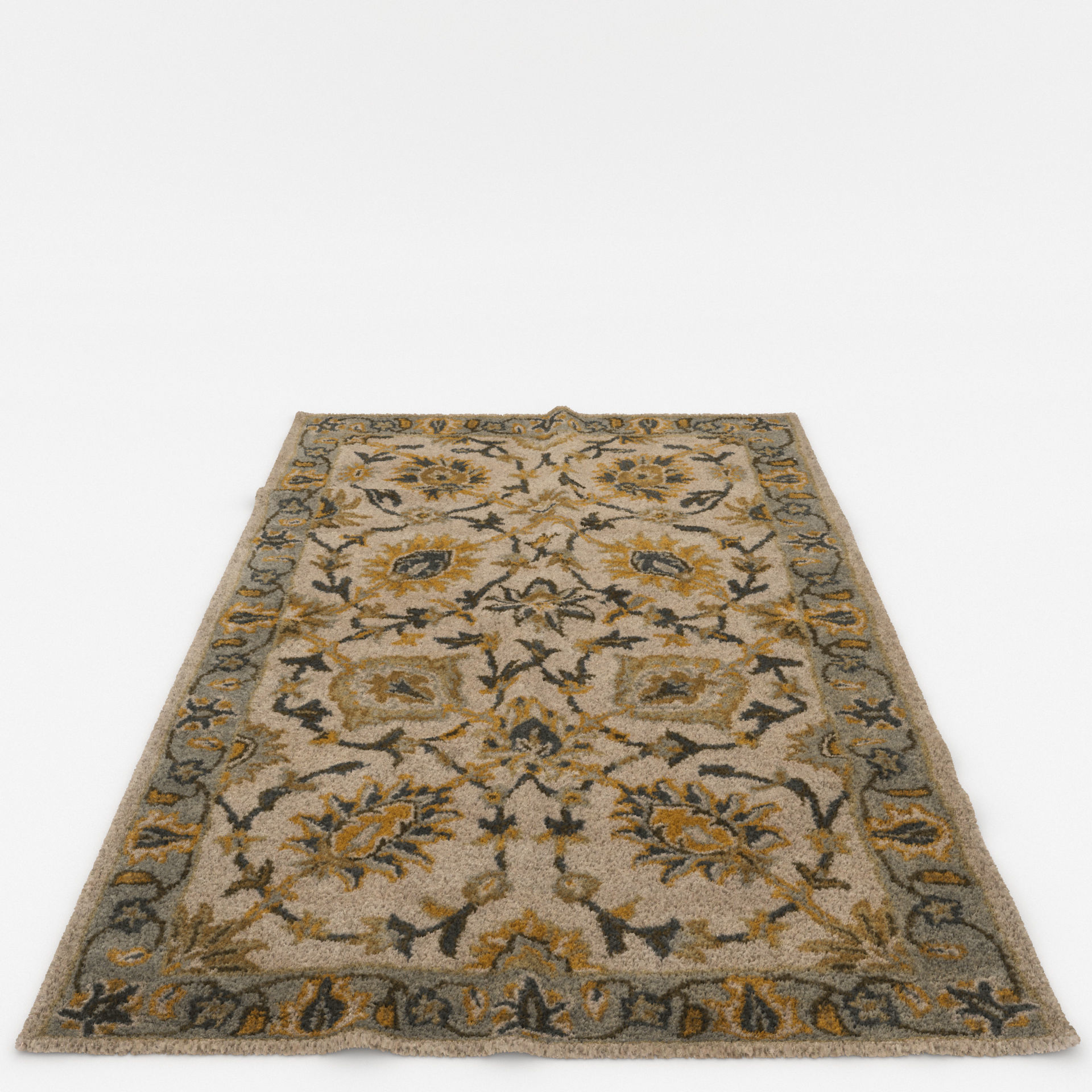 Rugs No 581 Low-poly 3D model_10
