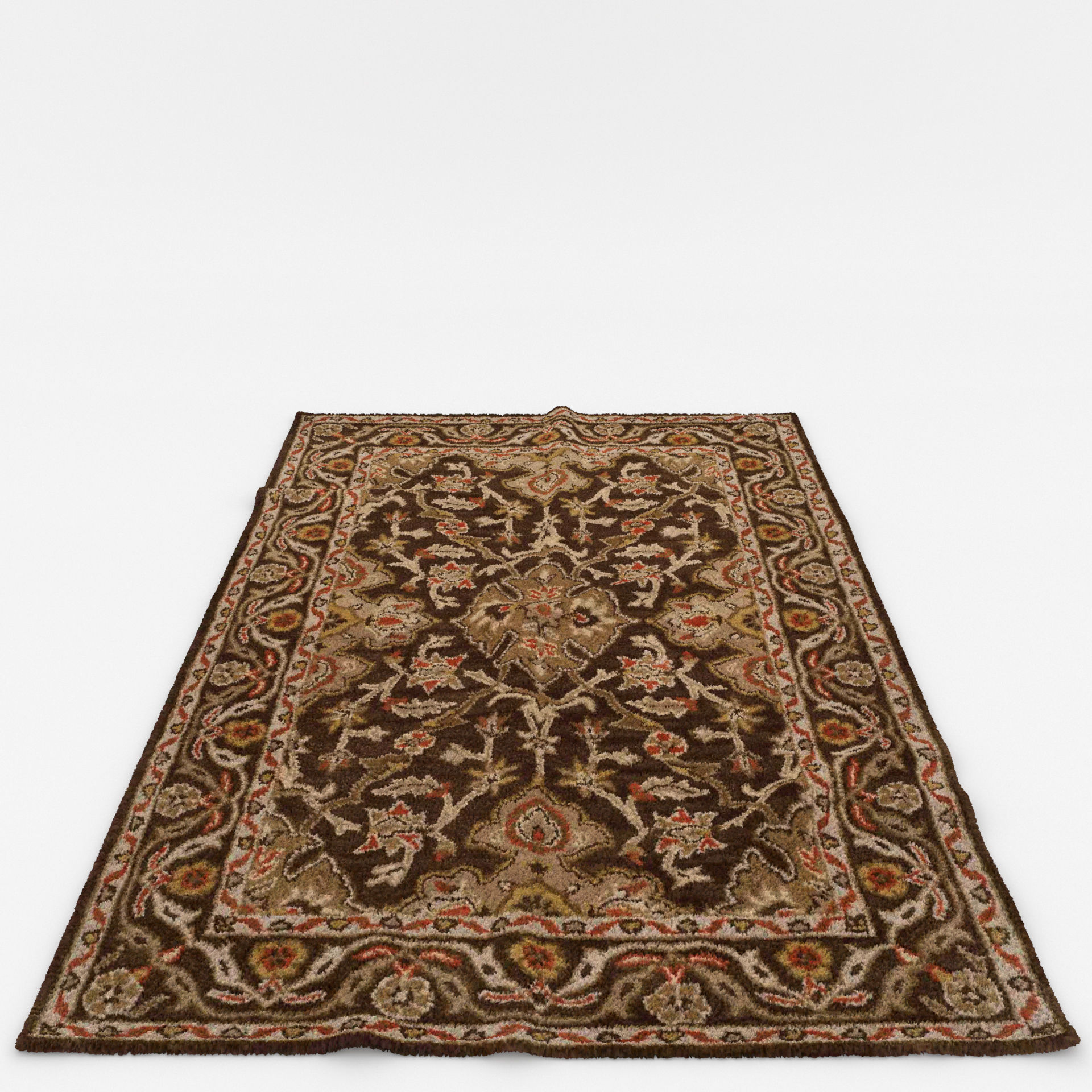 Rugs No 581 Low-poly 3D model_9