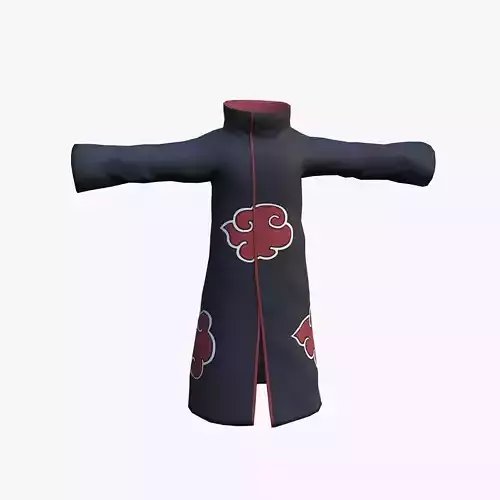 Akatsuki Sack Suit -2-  Low-poly 3D model
