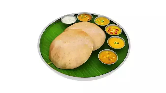 puri food 3d model