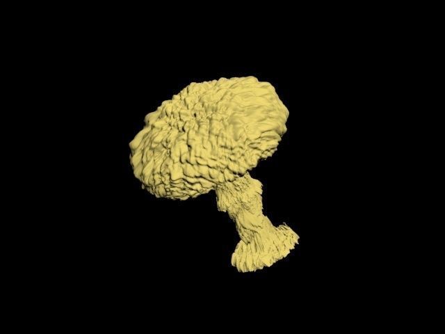 Atomic bomb mushroom cloud 3D print model_41