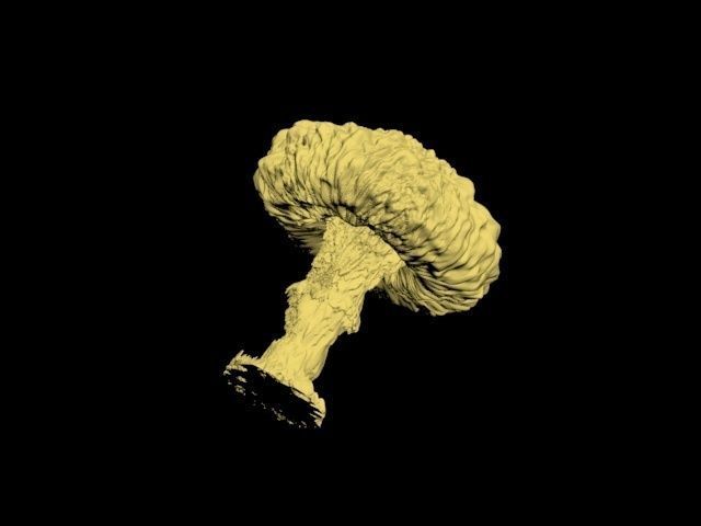Atomic bomb mushroom cloud 3D print model_25