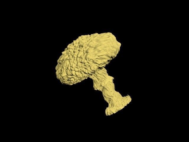 Atomic bomb mushroom cloud 3D print model_42