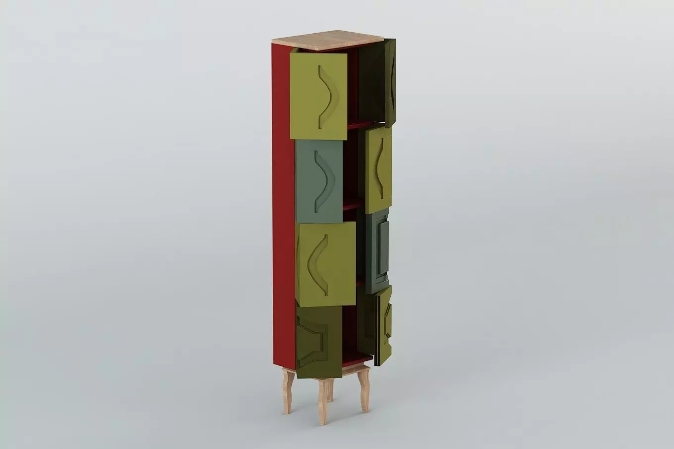 Commode 1007 3D model