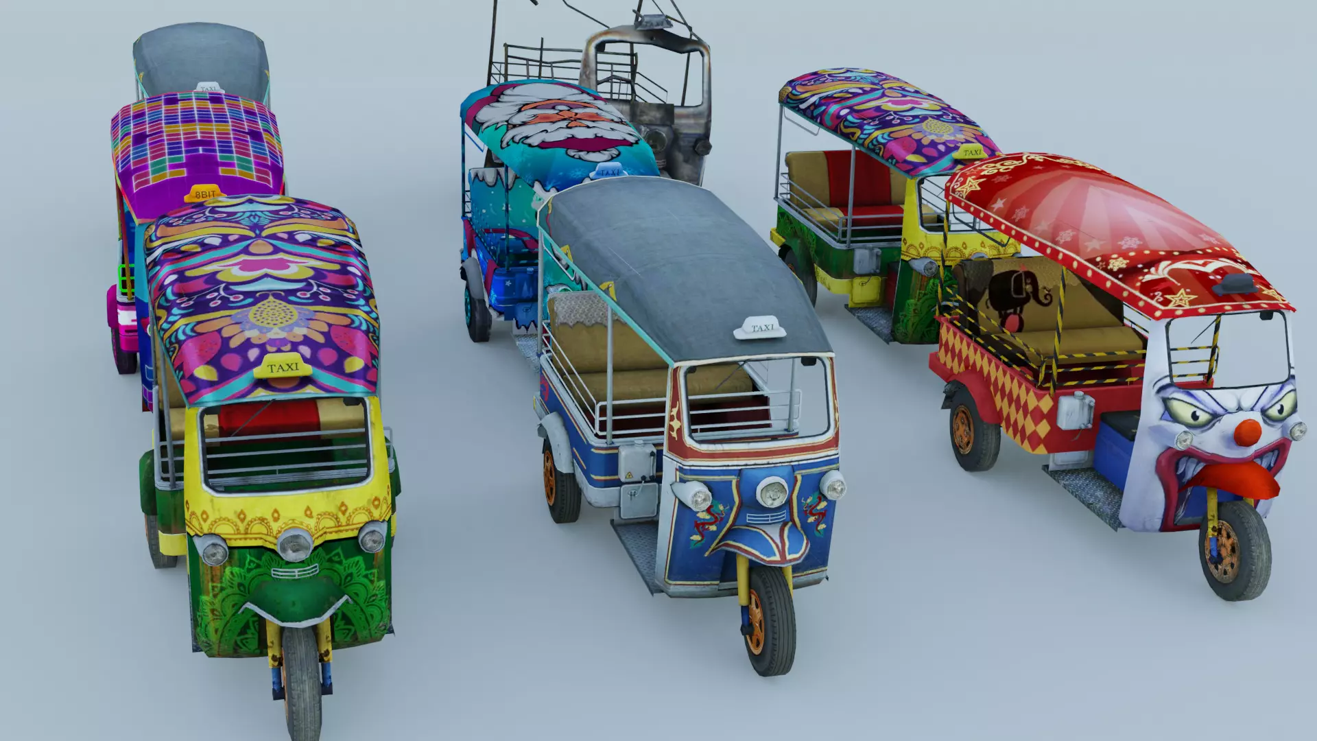 Vehicle car Tutu 12x 3D model_0