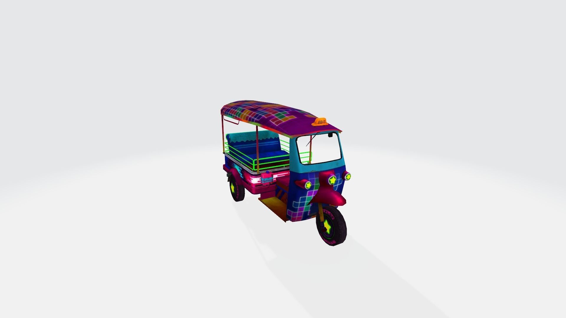 Vehicle car Tutu 12x 3D model_12