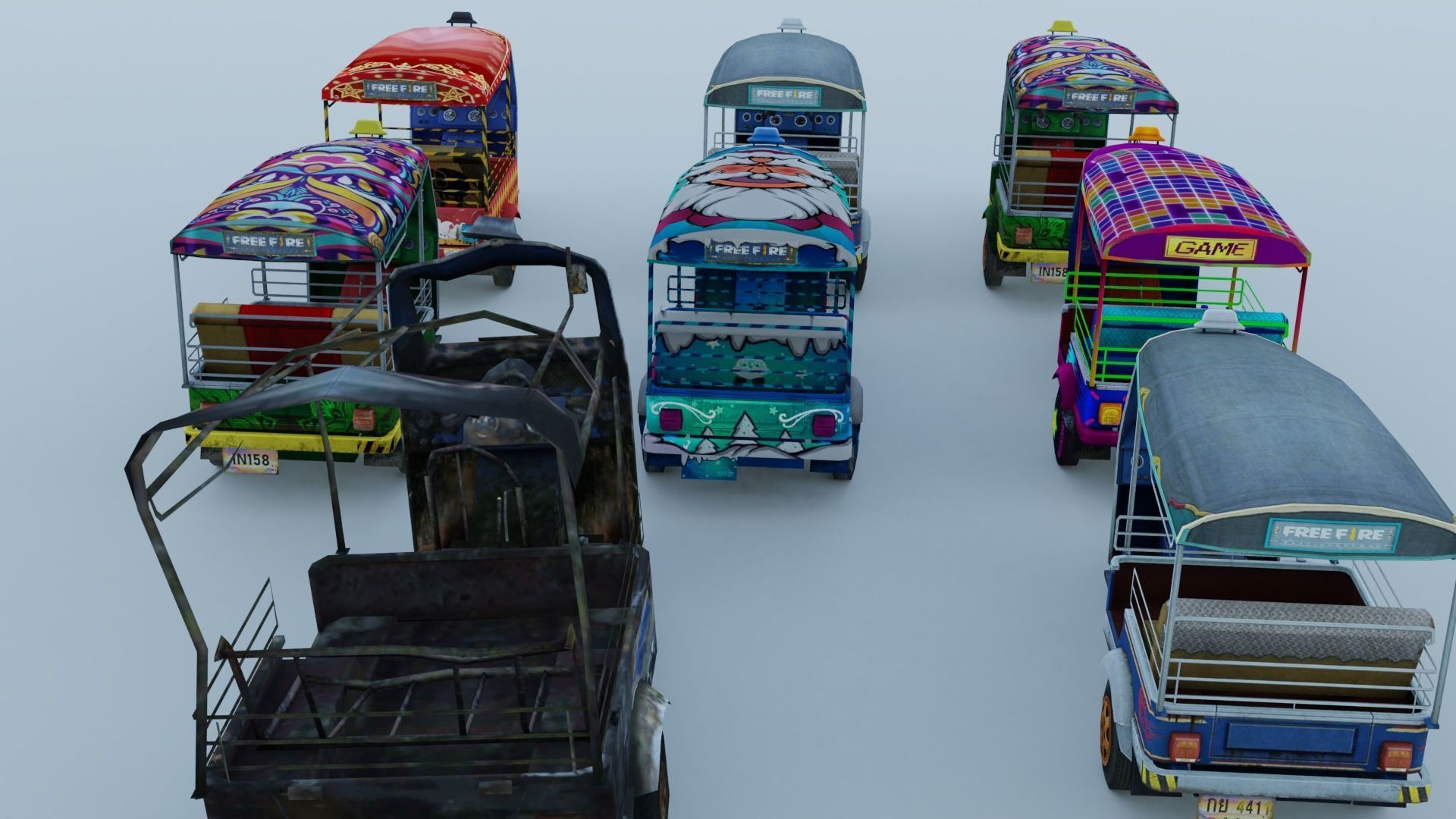 Vehicle car Tutu 12x 3D model_3