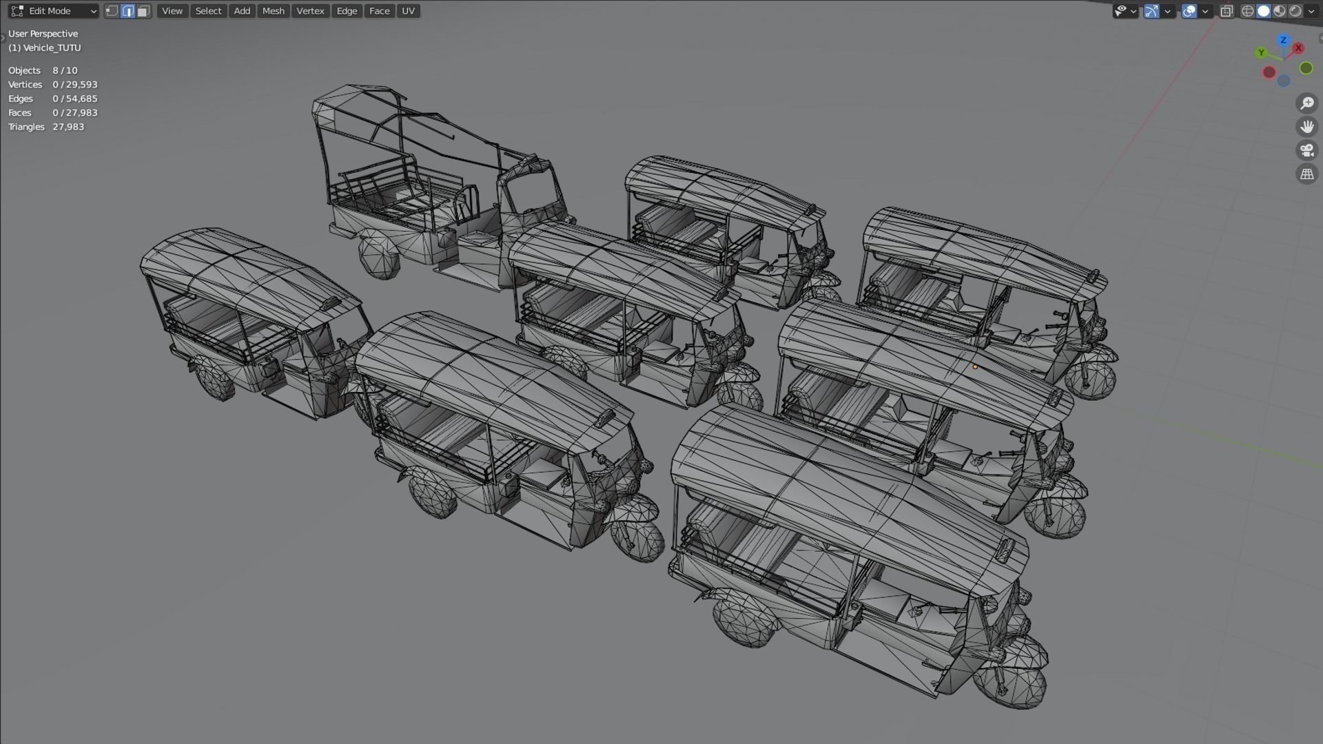 Vehicle car Tutu 12x 3D model_5
