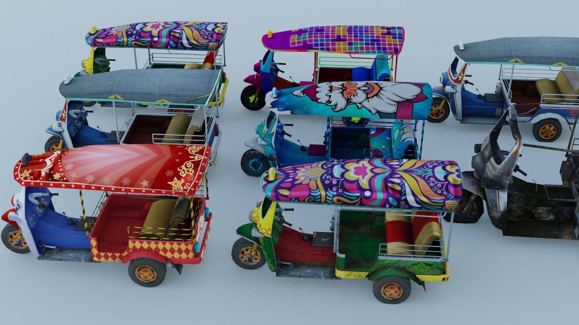 Vehicle car Tutu 12x 3D model_2