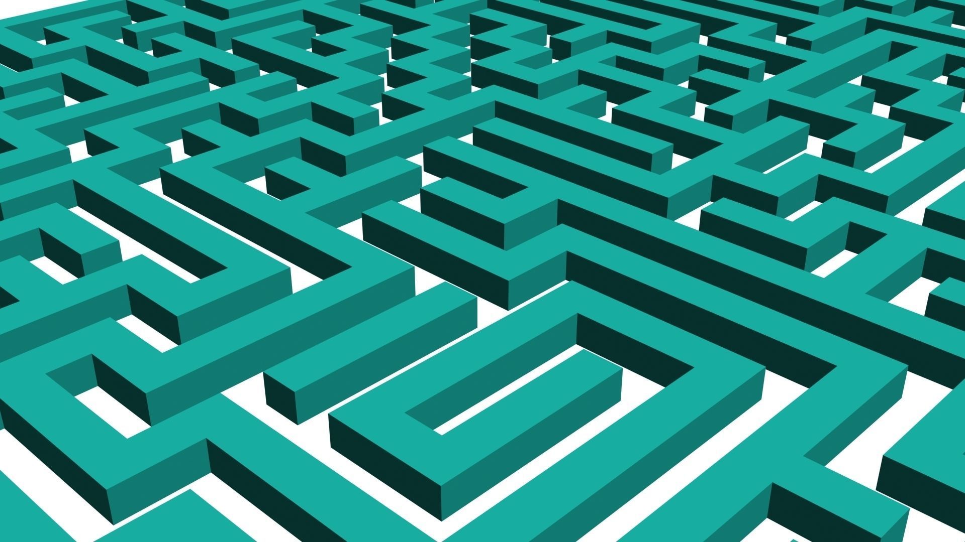 3D Maze model for game and animations Low-poly 3D model_2