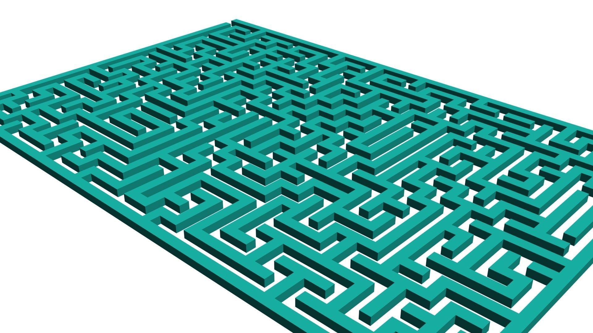3D Maze model for game and animations Low-poly 3D model_4