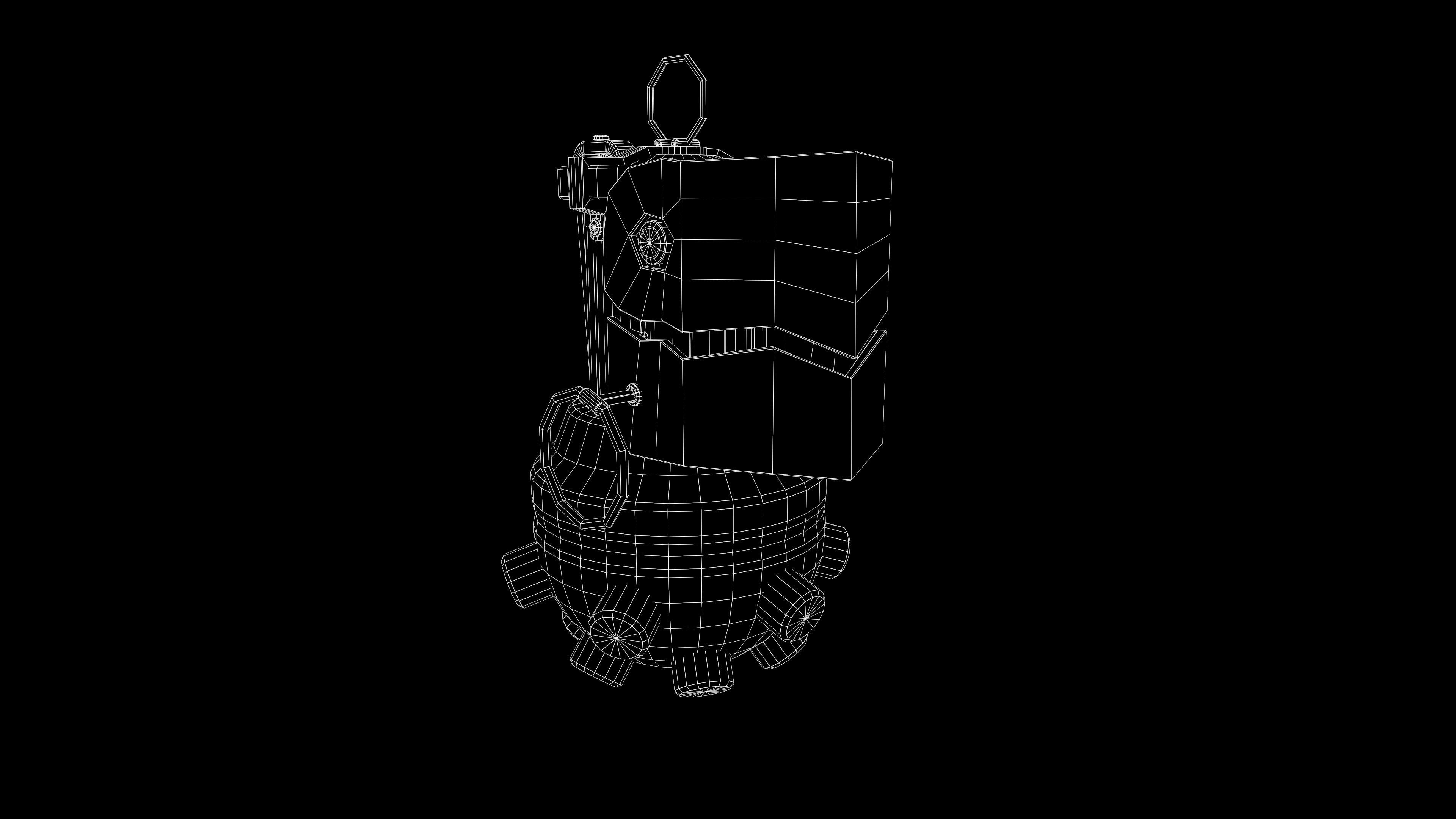 Jinx Granade Low-Poly 3D Model Free low-poly 3D model_8