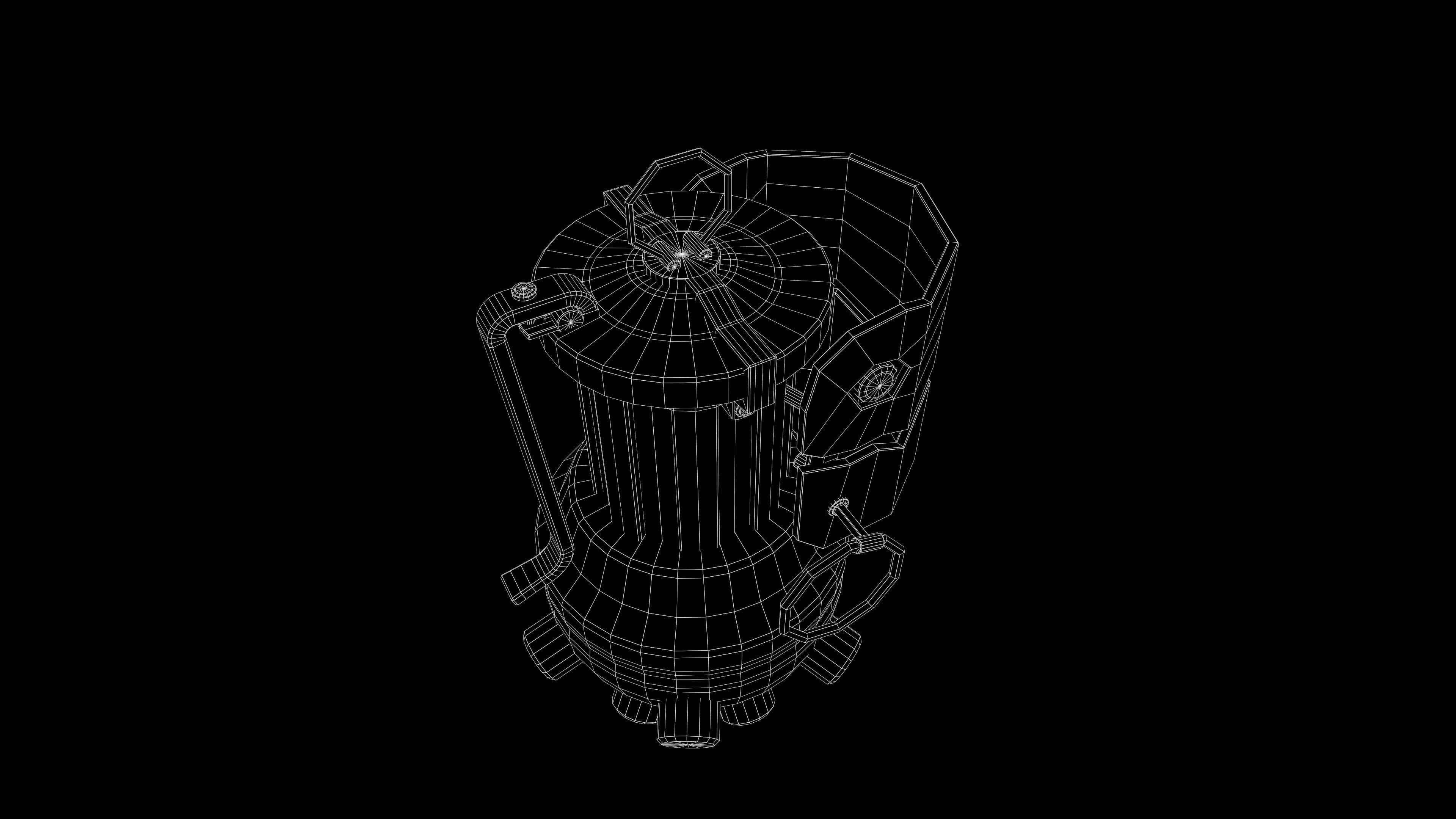 Jinx Granade Low-Poly 3D Model Free low-poly 3D model_11