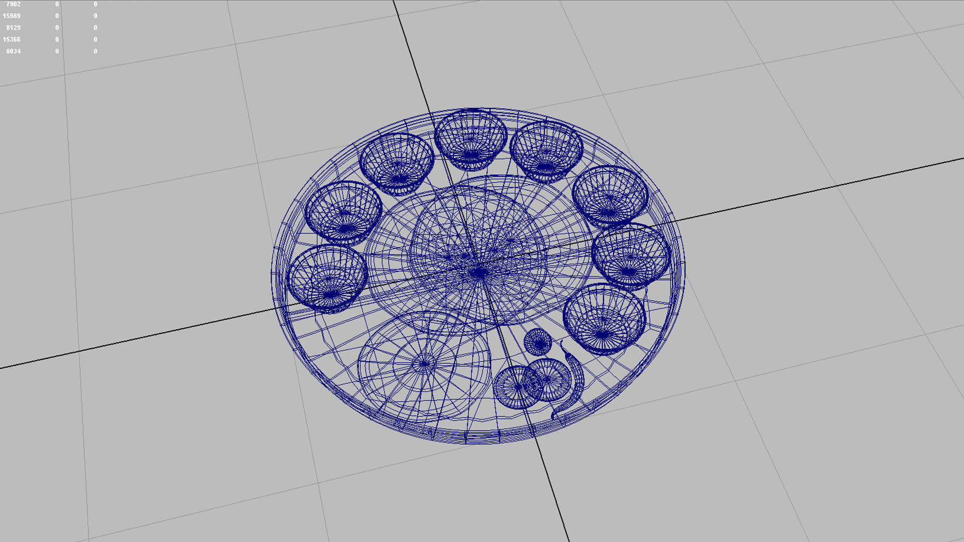 Chapati food 3d model 3D model_5