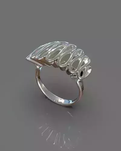 Folded ring