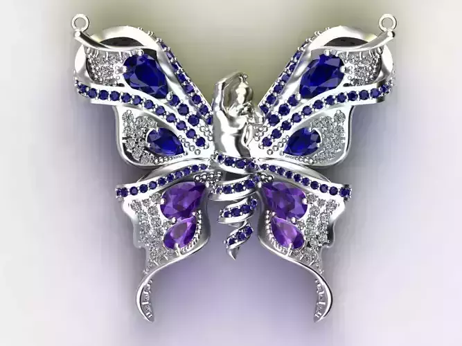 butterfly pendant -orginal design