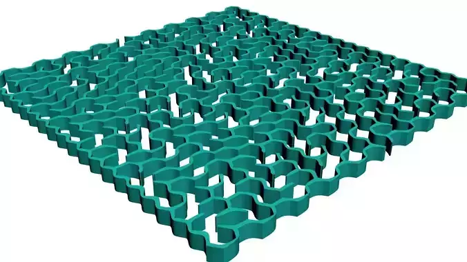 3D maze model for game and animations