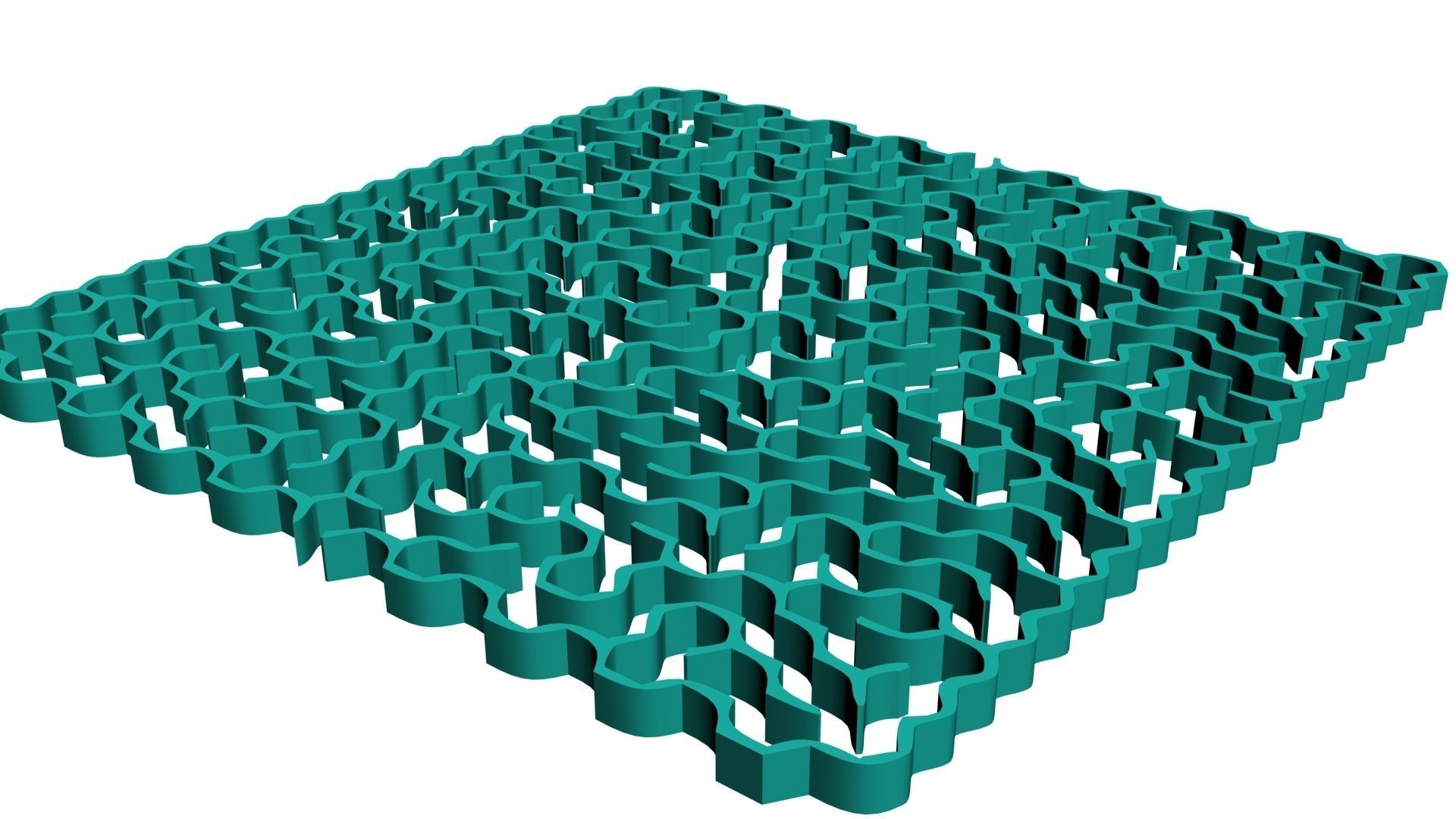 3D maze model for game and animations Low-poly 3D model_3