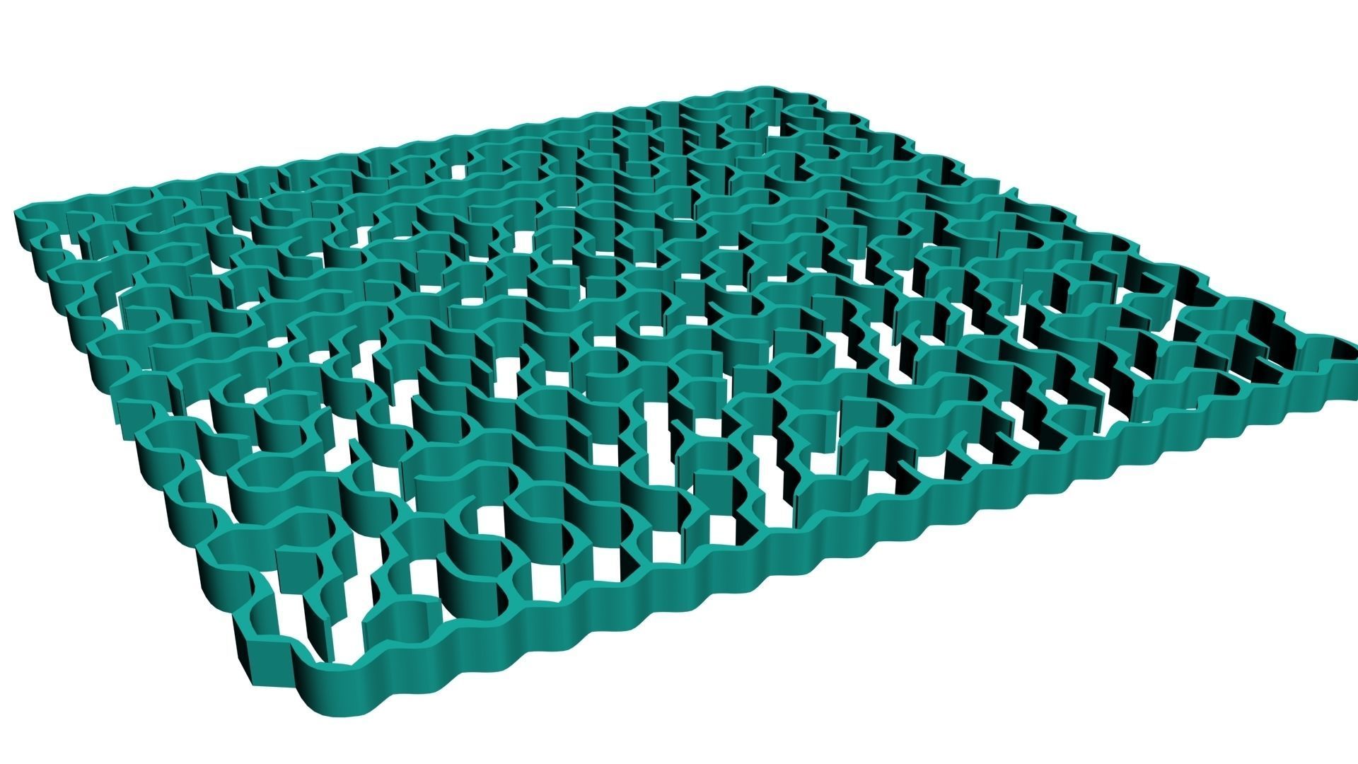 3D maze model for game and animations Low-poly 3D model_1