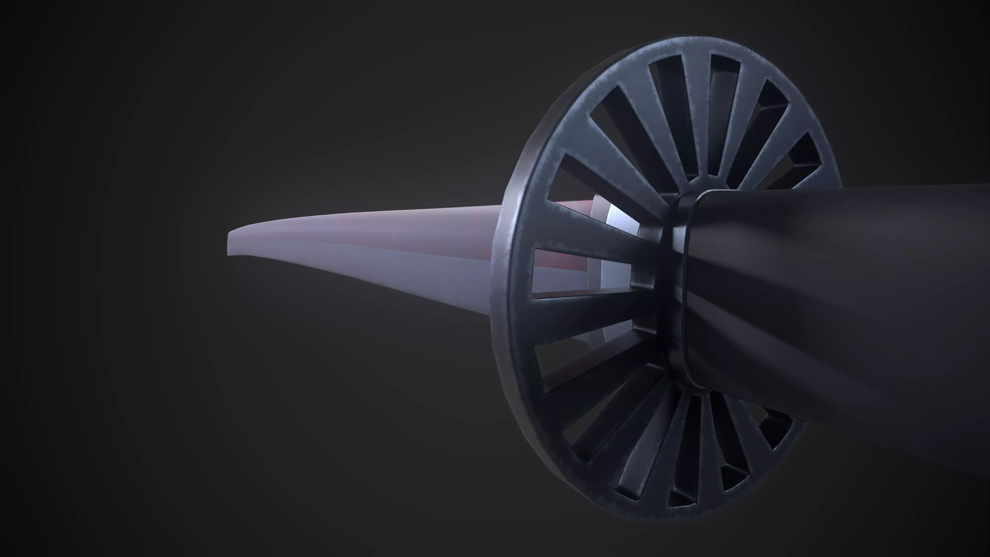 Tanjiro Sword Low-Poly 3D Model Free low-poly 3D model_0