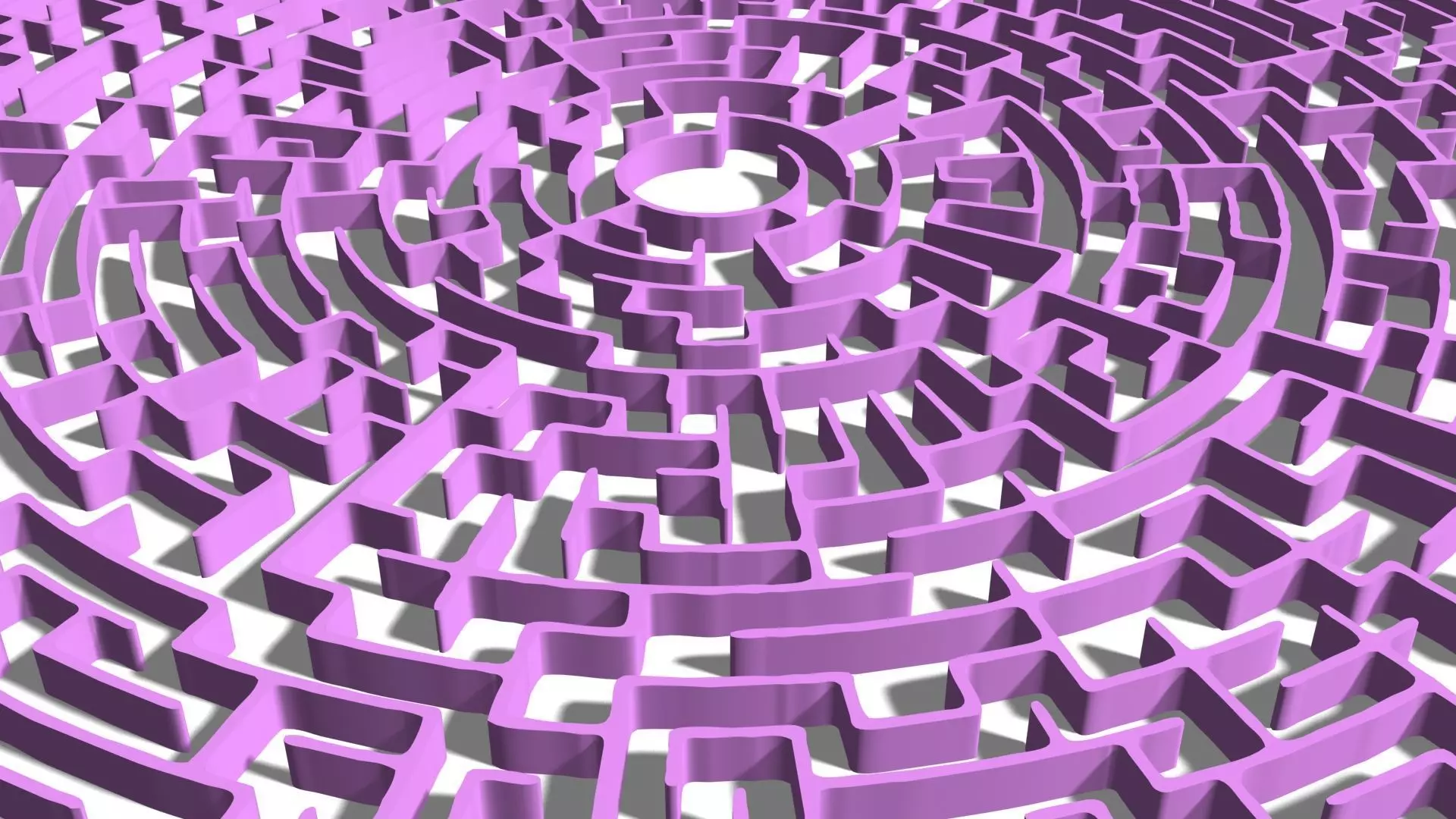 3D maze model for game and animations 3D model