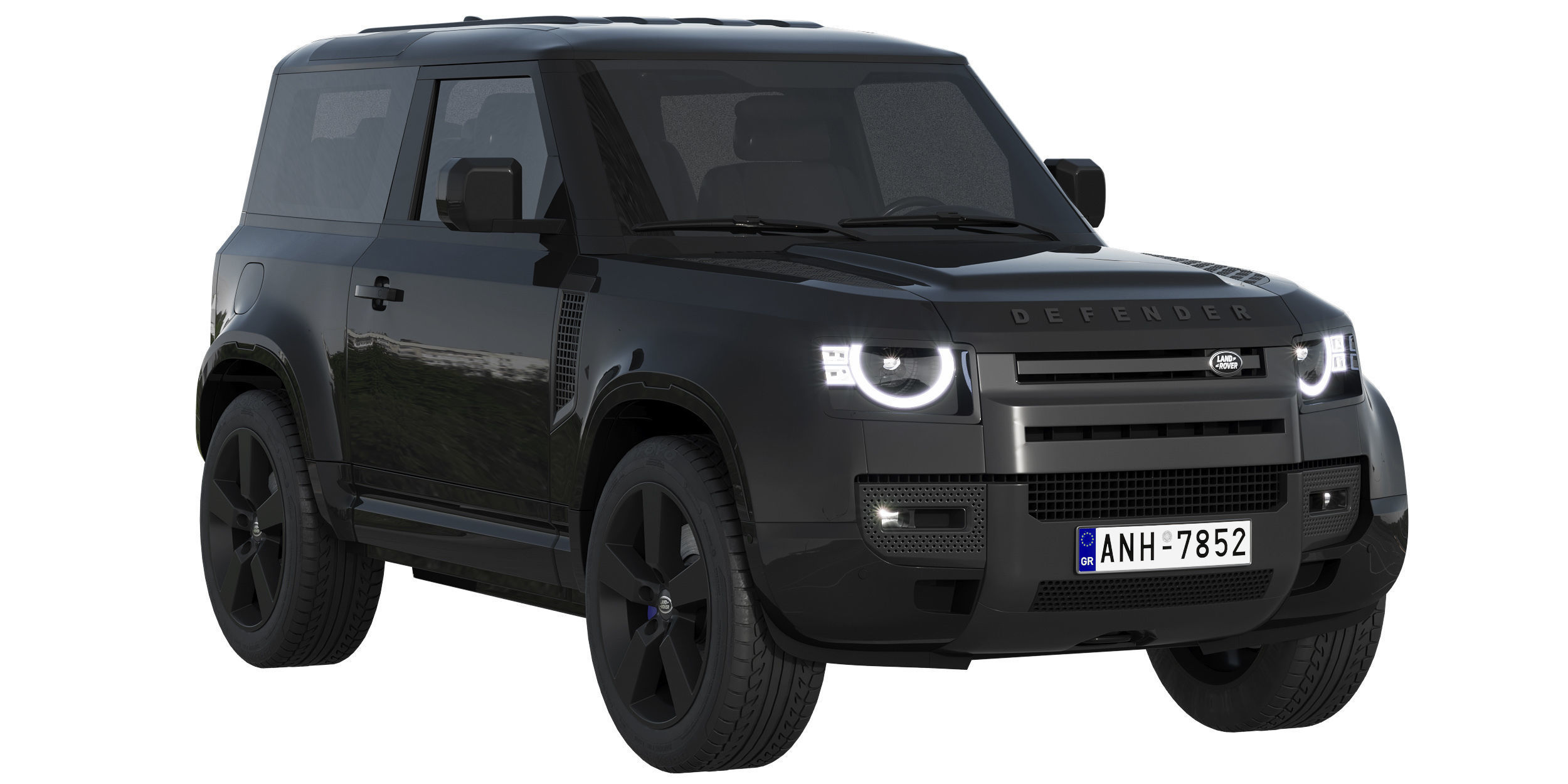 Land Rover Defender 90 V8 2022 3D model_1