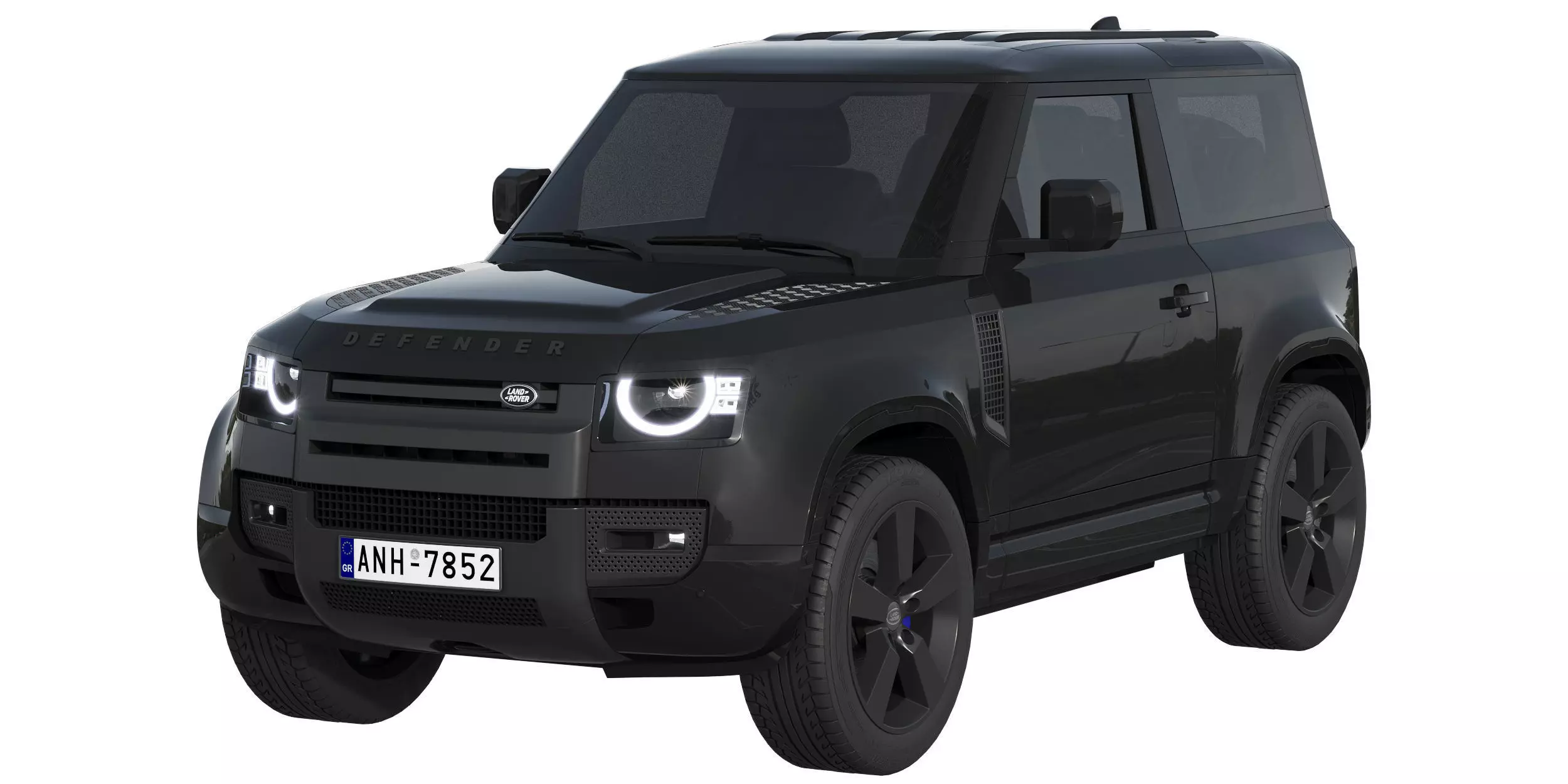 Land Rover Defender 90 V8 2022 3D model_0