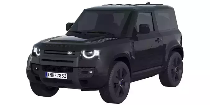 Land Rover Defender 90 V8 2022 3D model