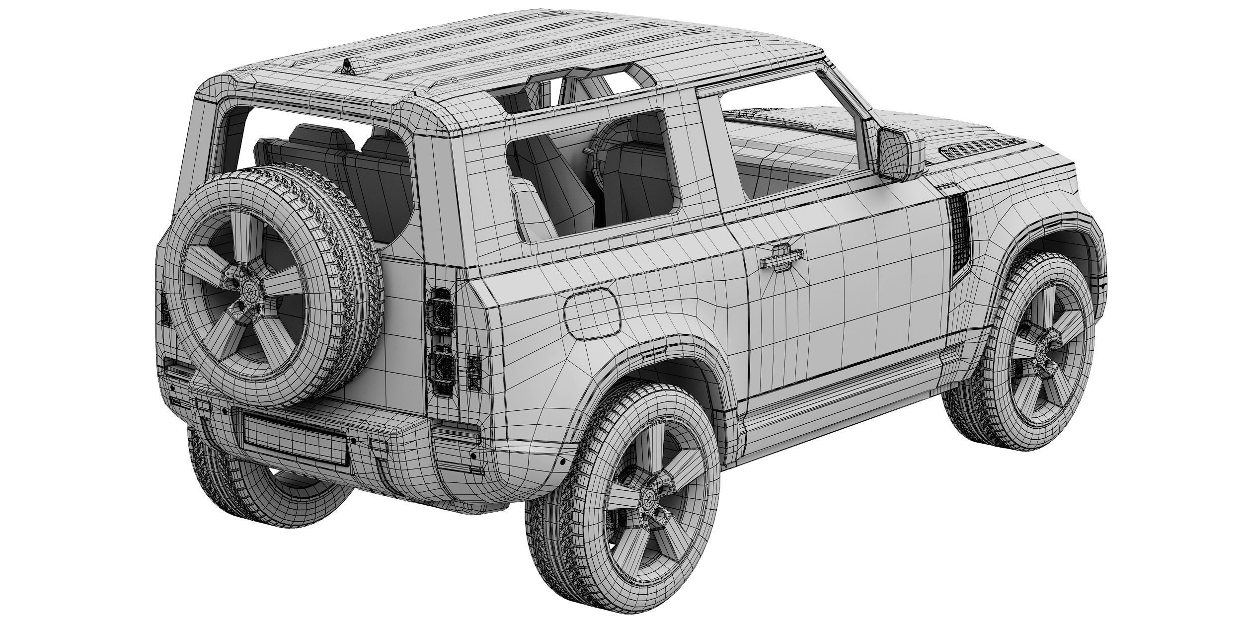 Land Rover Defender 90 V8 2022 3D model_17