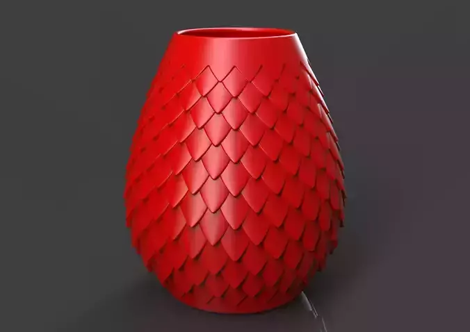 f bottle vase 3D print model