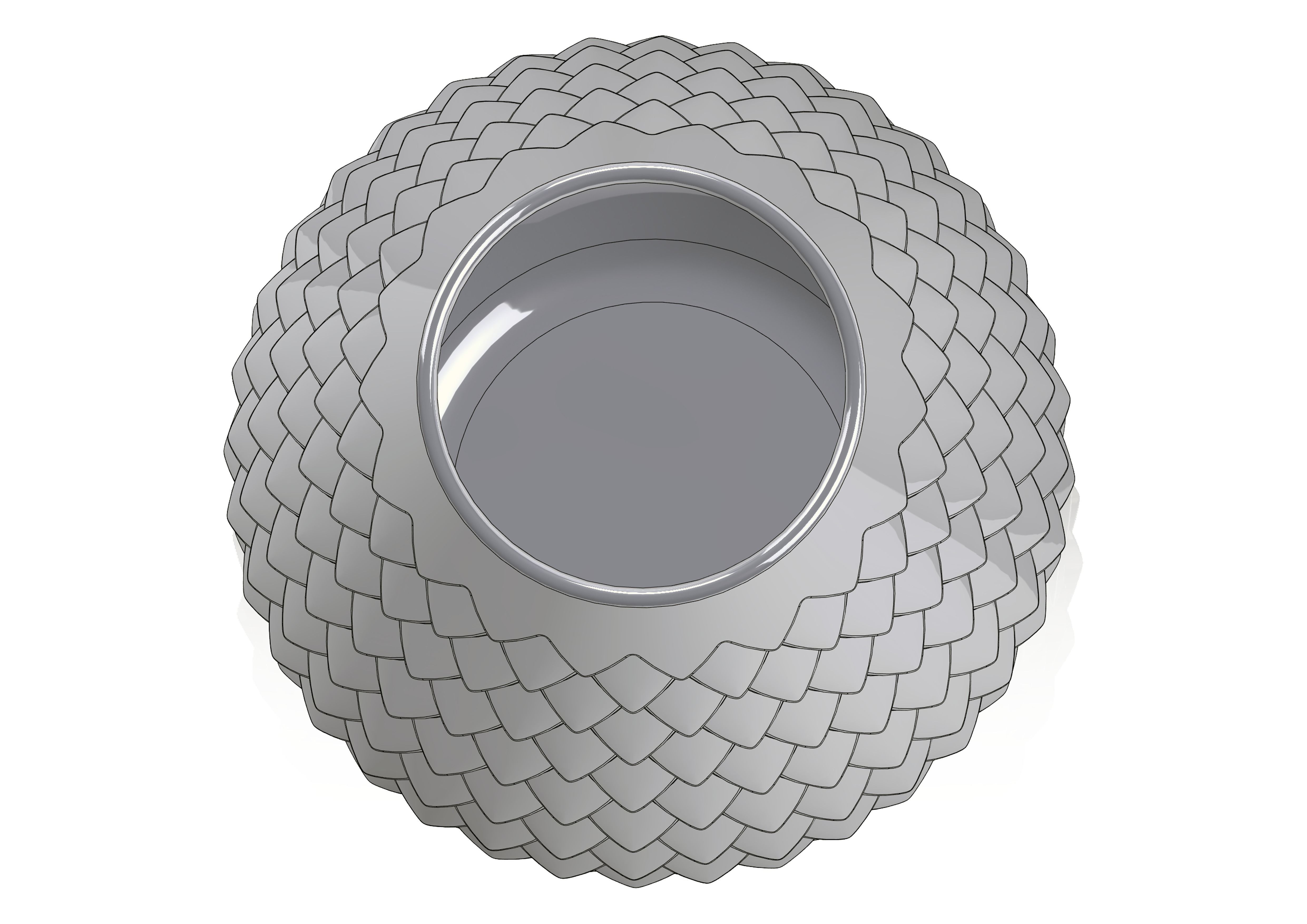 f bottle vase 3D print model_4