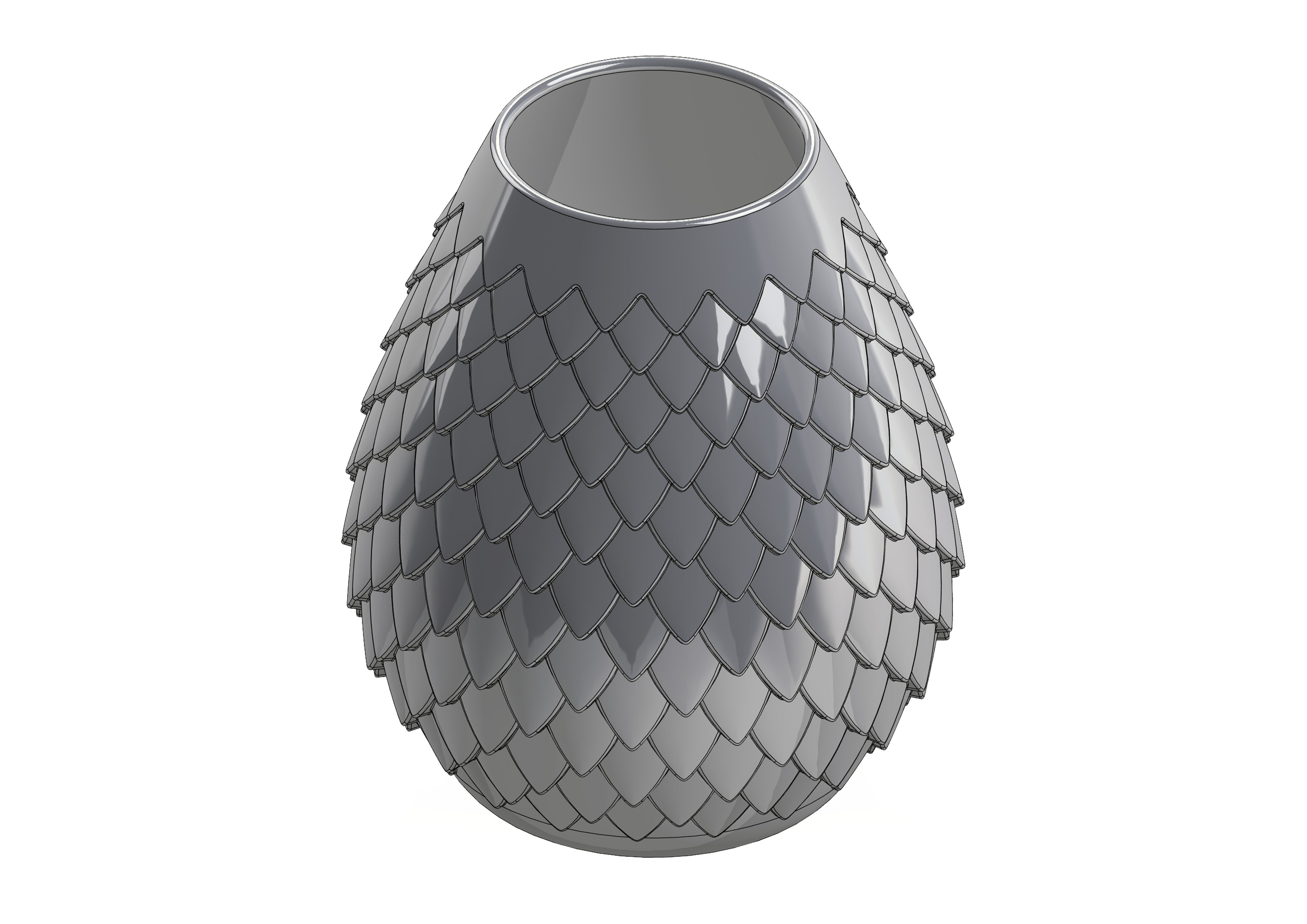 f bottle vase 3D print model_3