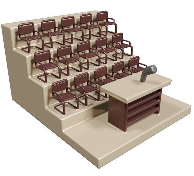 Fabulous Classroom 3D model_2