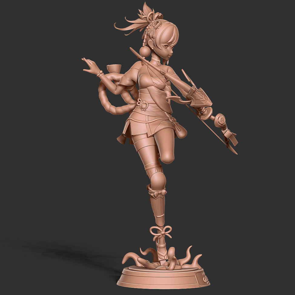 Yoimiya - Genshin Impact Fanart 3D print model_15