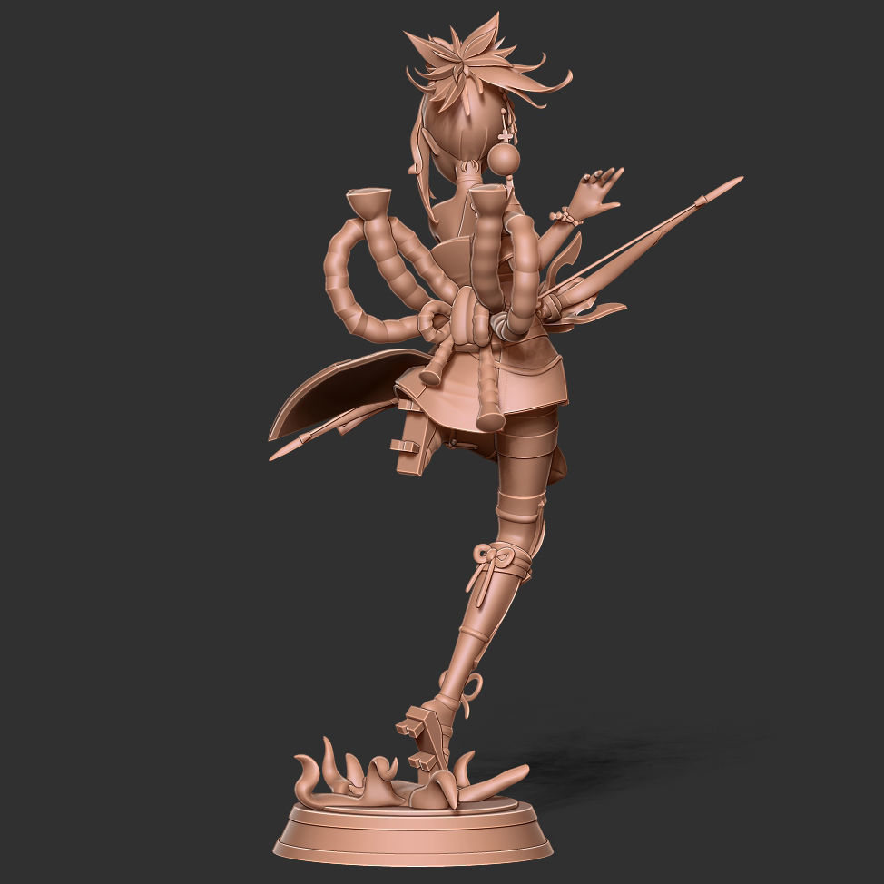 Yoimiya - Genshin Impact Fanart 3D print model_11