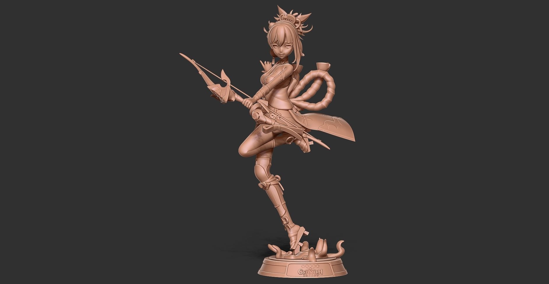 Yoimiya - Genshin Impact Fanart 3D print model_13