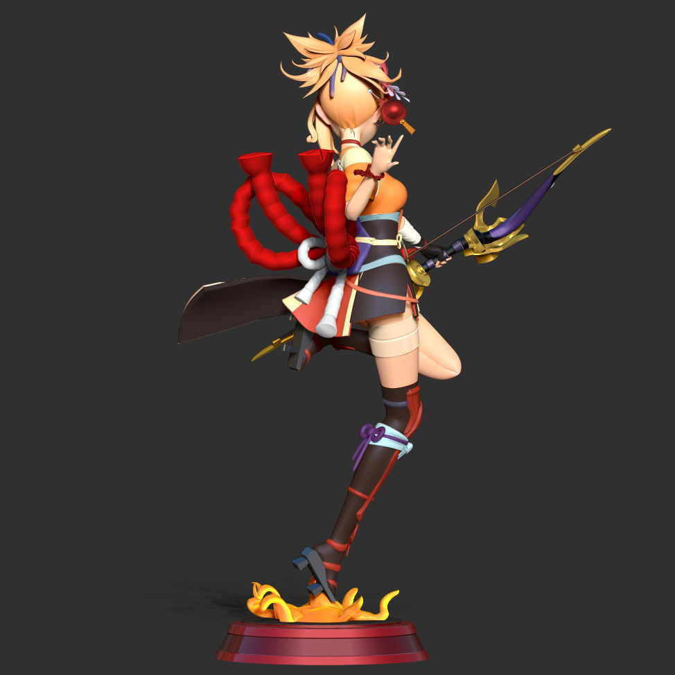 Yoimiya - Genshin Impact Fanart 3D print model_10