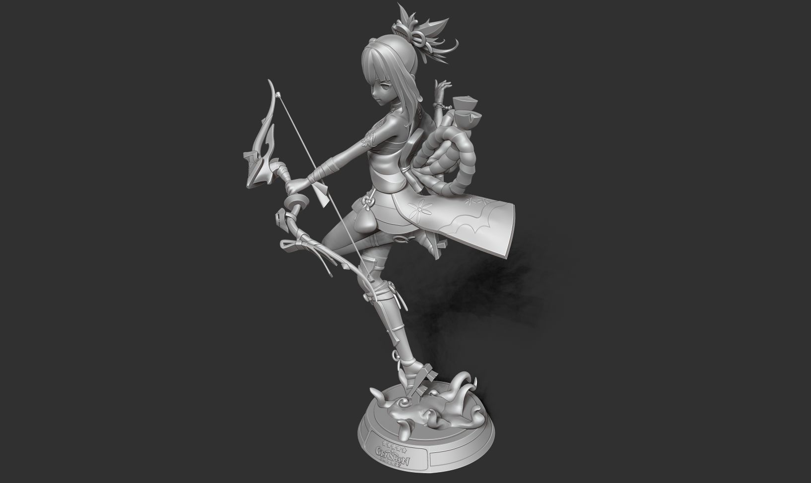 Yoimiya - Genshin Impact Fanart 3D print model_22