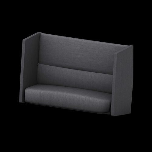 Office Modern Sofa  Low-poly 3D model