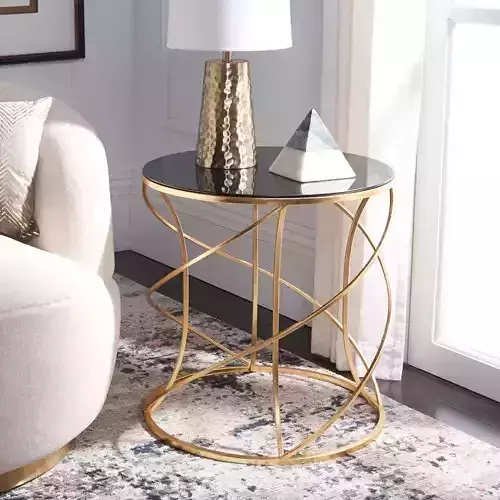 Rex Glass Frame End Table